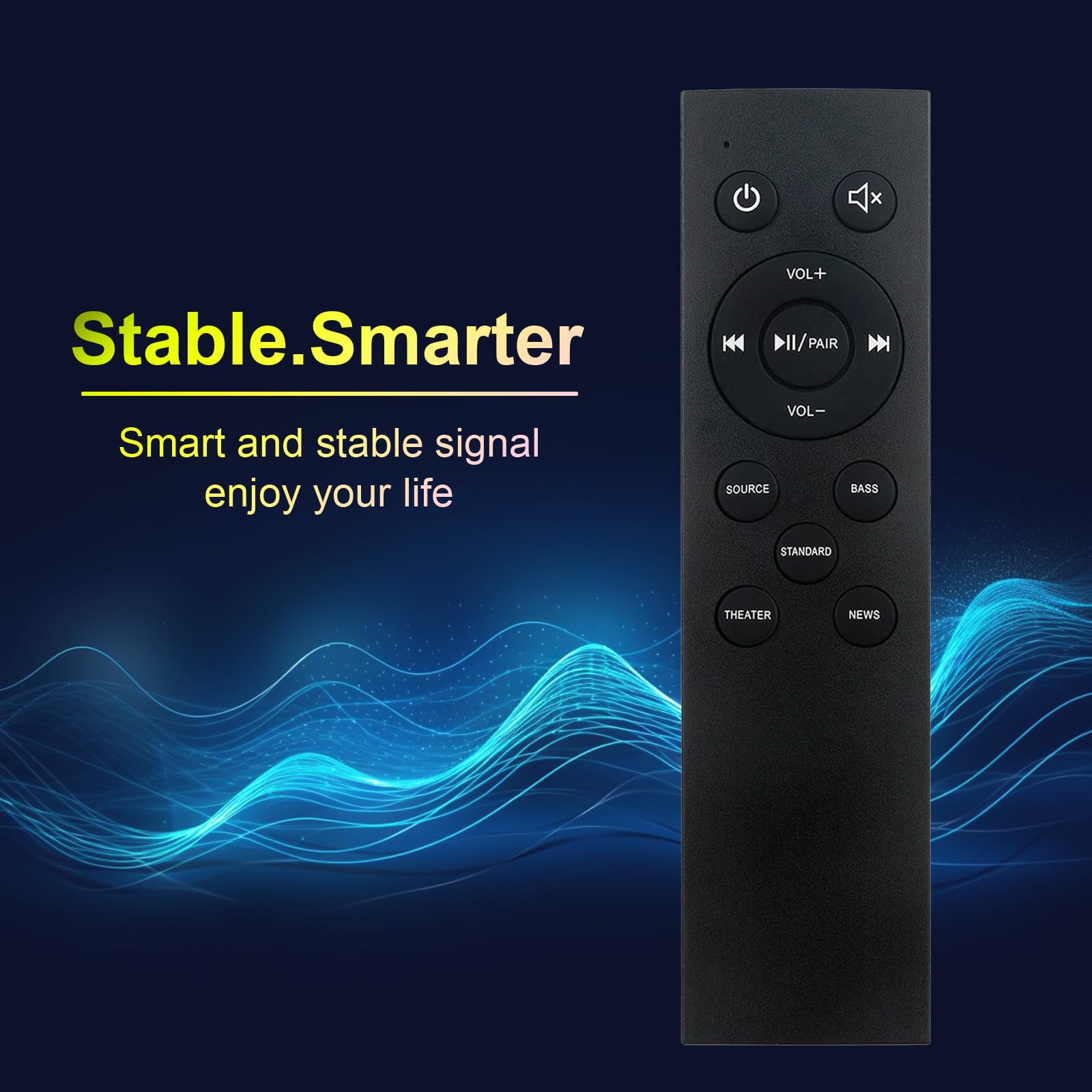 Telecomando Per Soundbar Insignia NS-SBAR21F20 – Sostitutivo STV602A – Nero - Foto 2
