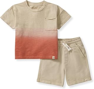Burt's Bees Baby Baby Boys Tee and Short Set