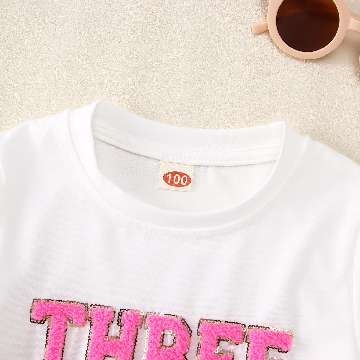 Toddler Baby Girls Birthday Shirt 2nd 3rd 4th Birthday Tshirt Two Three Four Bday Party Outfits Embroidery Tee Tops - Image 4