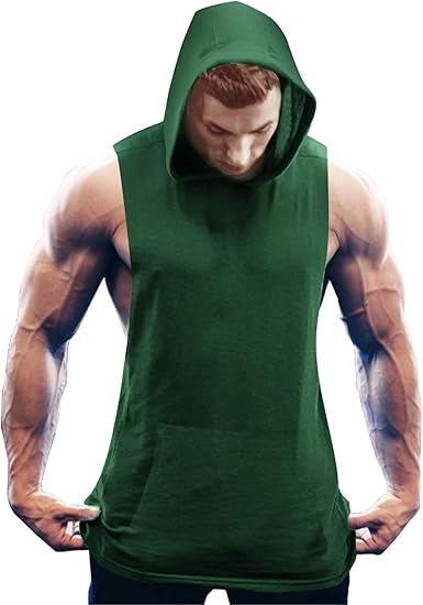Hooded gym vest Clearance