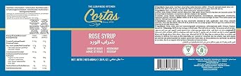 Cortas - Rose Syrup, 20 fl oz (600ml)
