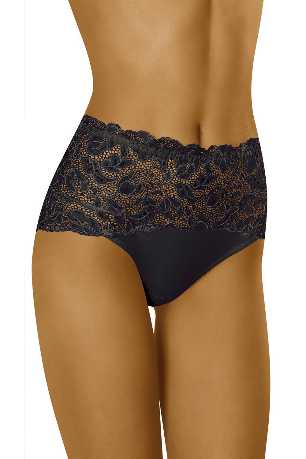 Wolbar WB414 Dame Slip Unterhose Hoher Bund Unterwäsche