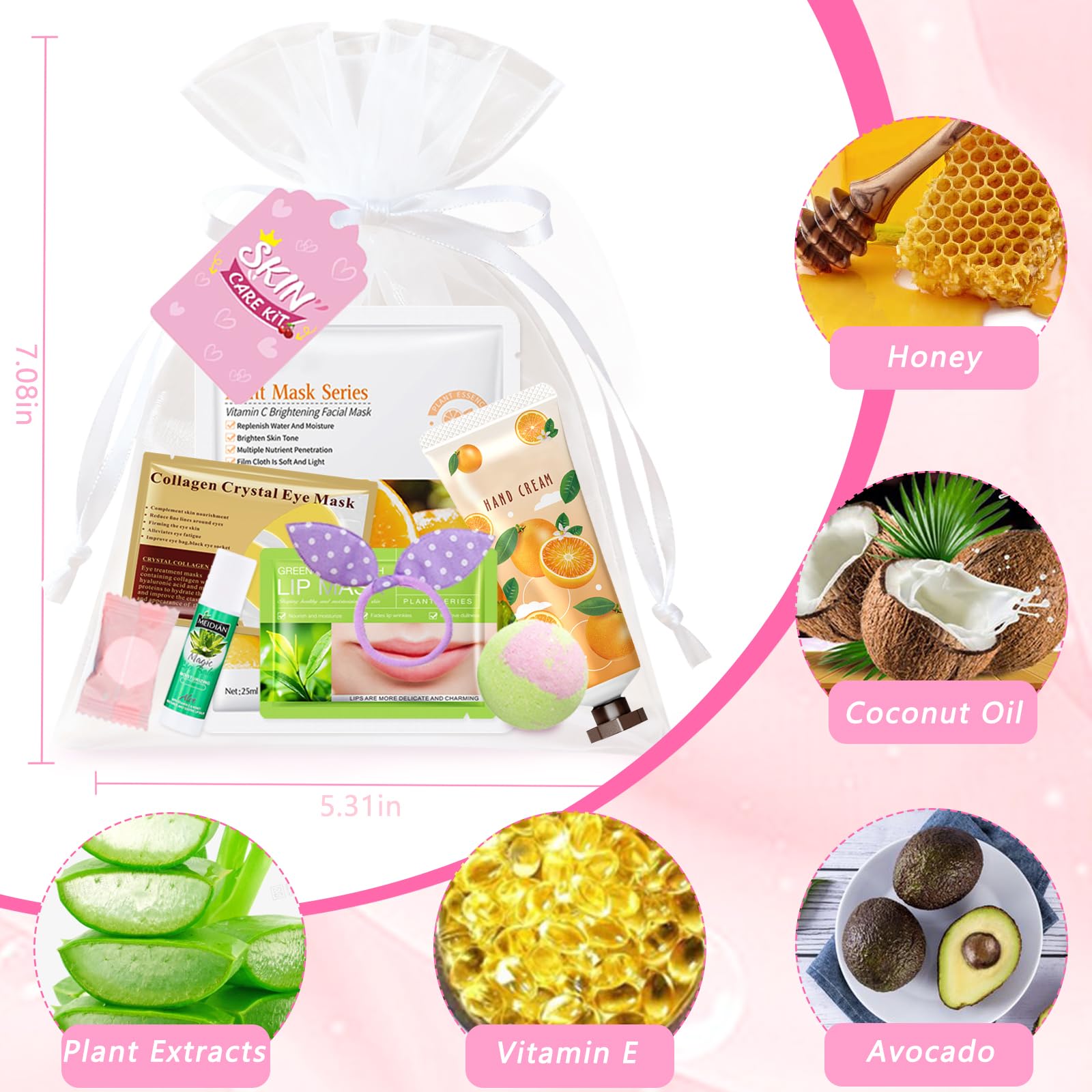 160-Piece Spa Party Supplies Gift Set for Girls and Women