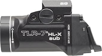 Streamlight 69504 TLR-7 HL-X Sub Rechargeable Rail-Mounted Gun Light