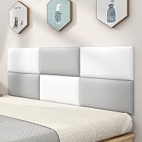 Vista 3 de Acolchado de Pared 3D Anticolisión para Niños, Paneles de Pared Tapizados Autoadhesivos, Cabecero Queen, Calcomanías Decorativas de Protección