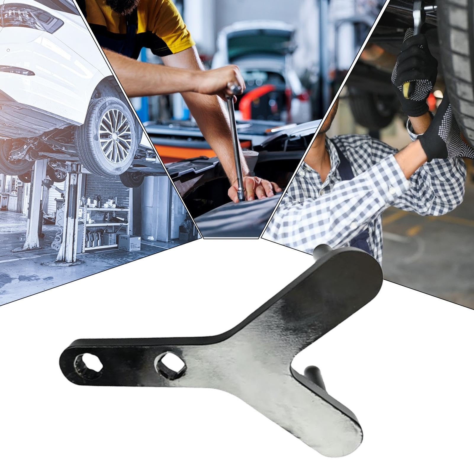 Lower Control Arm Tool, Suspension Specialty Tool, Lower Ball Joint Removal Tool, Metal Prying Tools for 1/2 Inch Bar, Black, 750g, 12x8x16 Cm for Lower Ball Joint and Bushing Removal