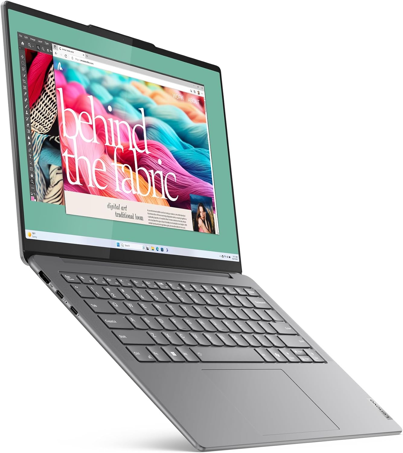 لينوفو لابتوب يوجا سليم 7 14IMH9 ، انتل كور الترا 5 125H، شاشة OLED WUXGA 14 انش، ذاكرة RAM 16GB، SSD 1TB، بطاقة رسومات انتل ارك، ويندوز 11، رمادي لونا، + عناية ممتازة لمدة عامين - 16GB 2026 - view 3