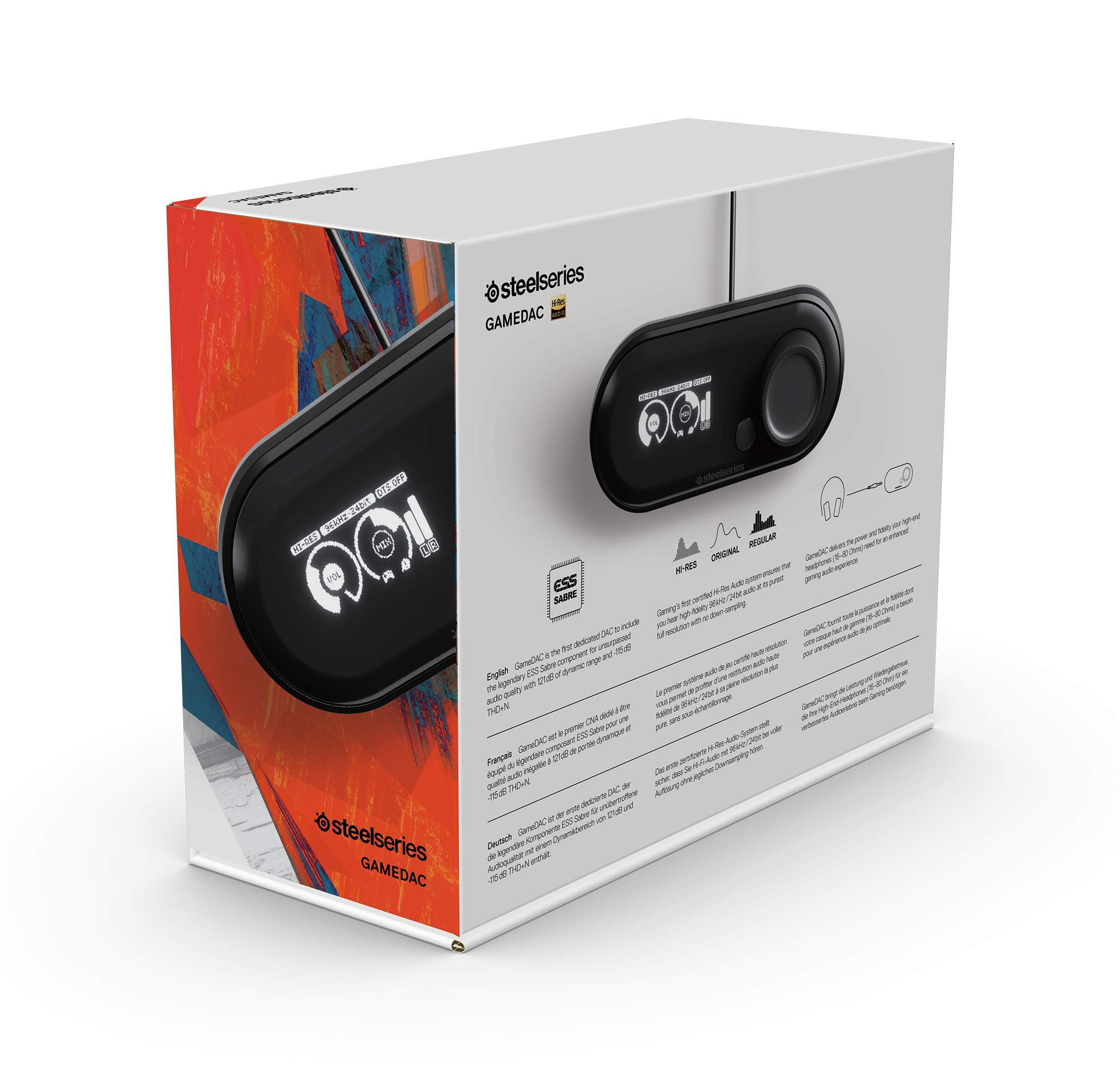 SteelSeries GameDAC supporto per cuffie Nero