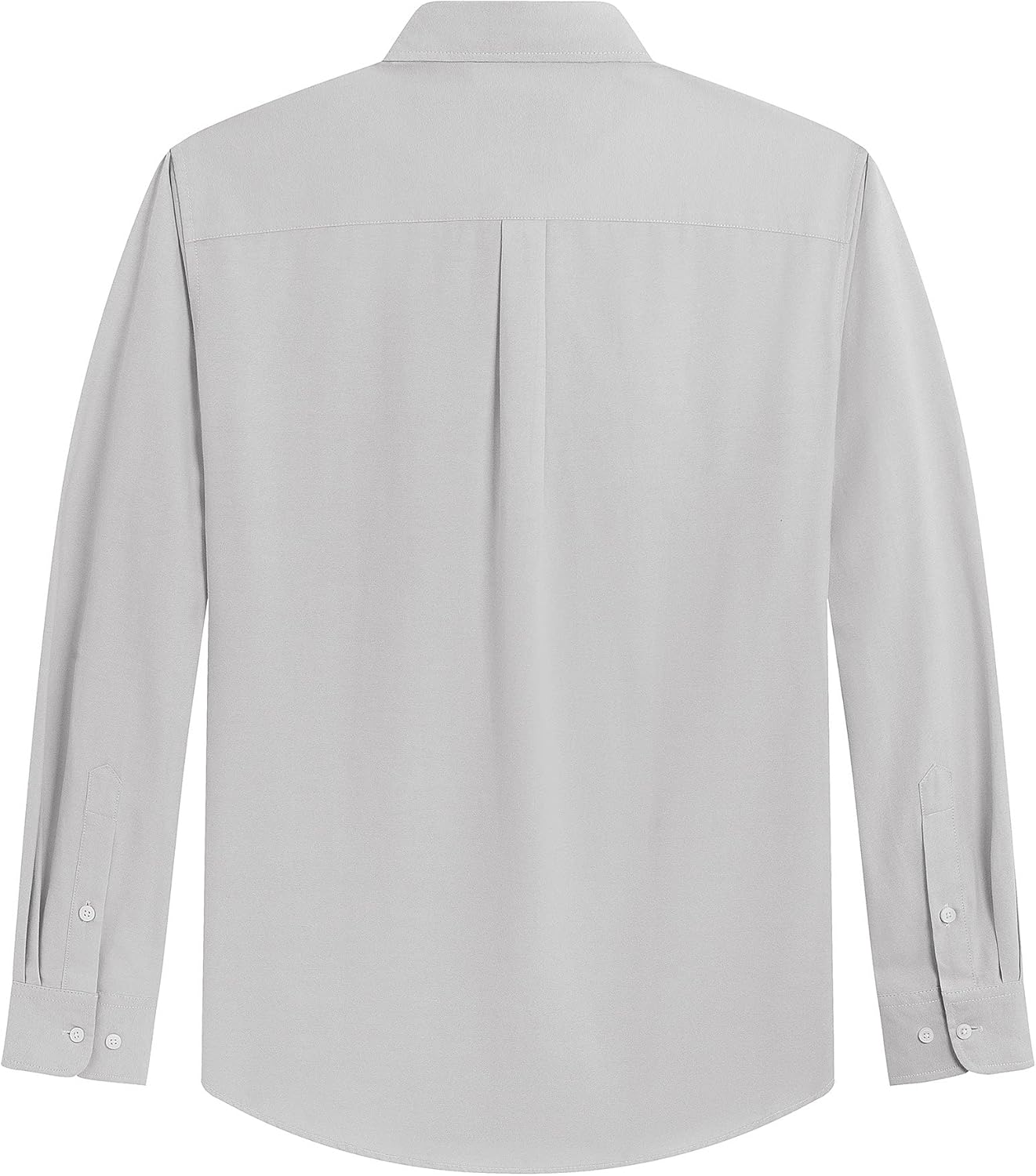 J.VER Men's Oxford Shirt Solid Casual Button Down Collar Shirts Long Sleeve Dress Shirts with Pocket