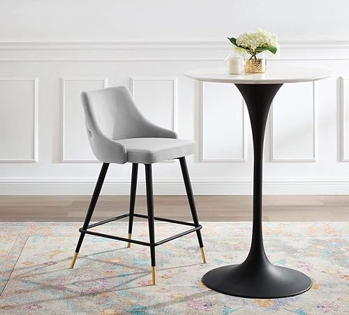 Miniatura 11 de Modway Taburete de terciopelo Adorn Performance marino,Gris,Rosado,Gris,claro,Blanco,https://www.amazon.com/dp/undefined