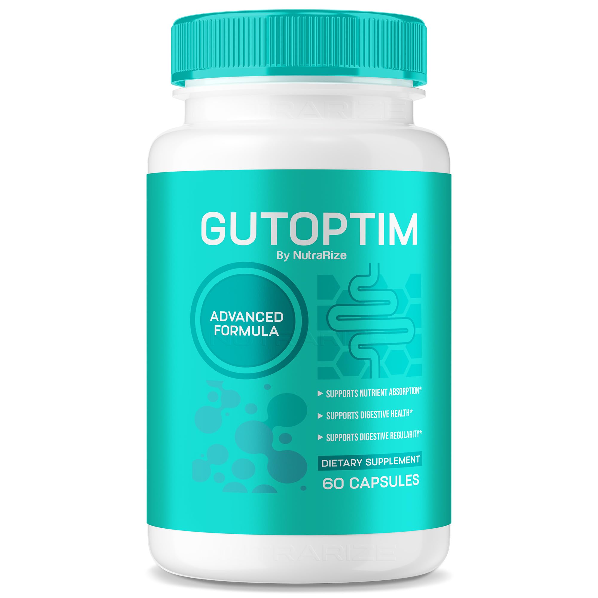 GutOptim Vitamin, Advanced Formula Capsules for Gut Health, GutOptim All Natural Supplement for Digestive Wellness, Extra Strength Official Formula, Gut Optim Reviews (60 Capsules)