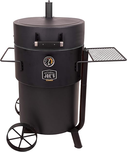 Oklahoma Joe's Bronco Pro Charcoal Drum Smoker Oklahoma Joe's Bronco Pro Charcoal Steel Drum Smoker