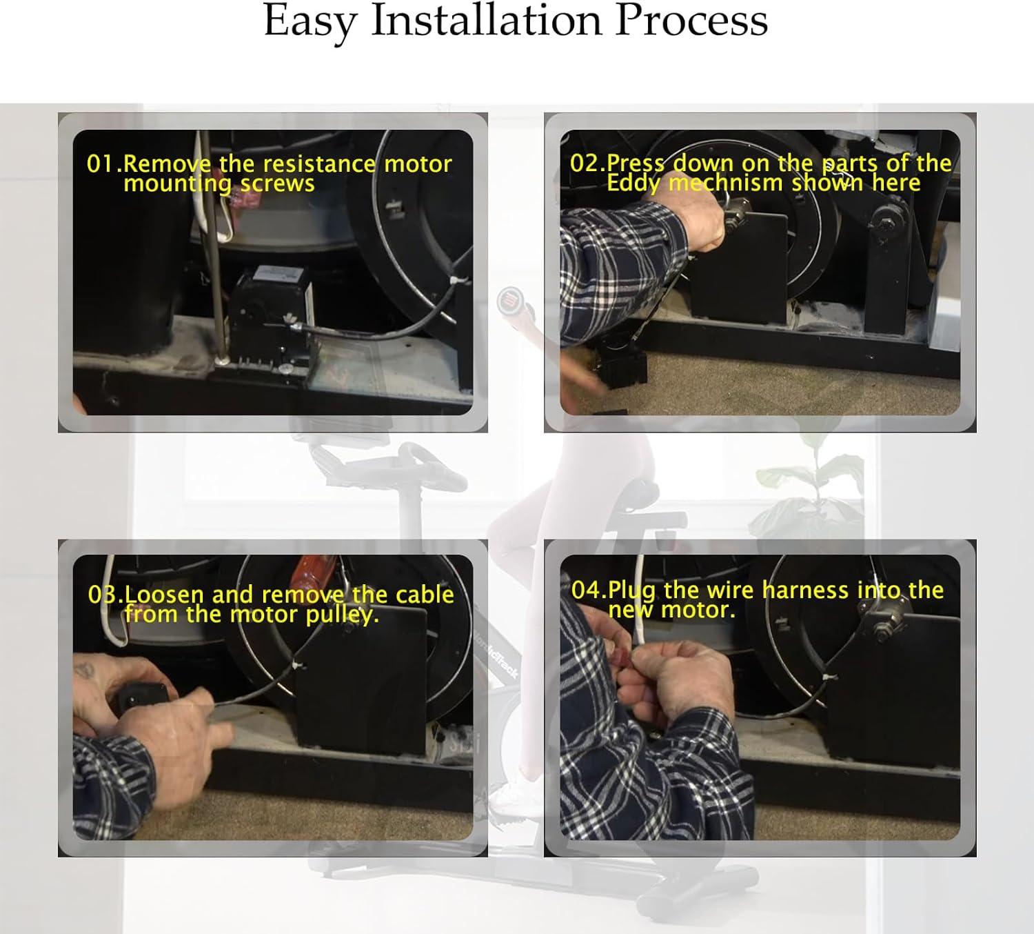 Resistance Motor Brake Tensioner 411458 Works with Nordic-Track Pro-Form Stationary Bike