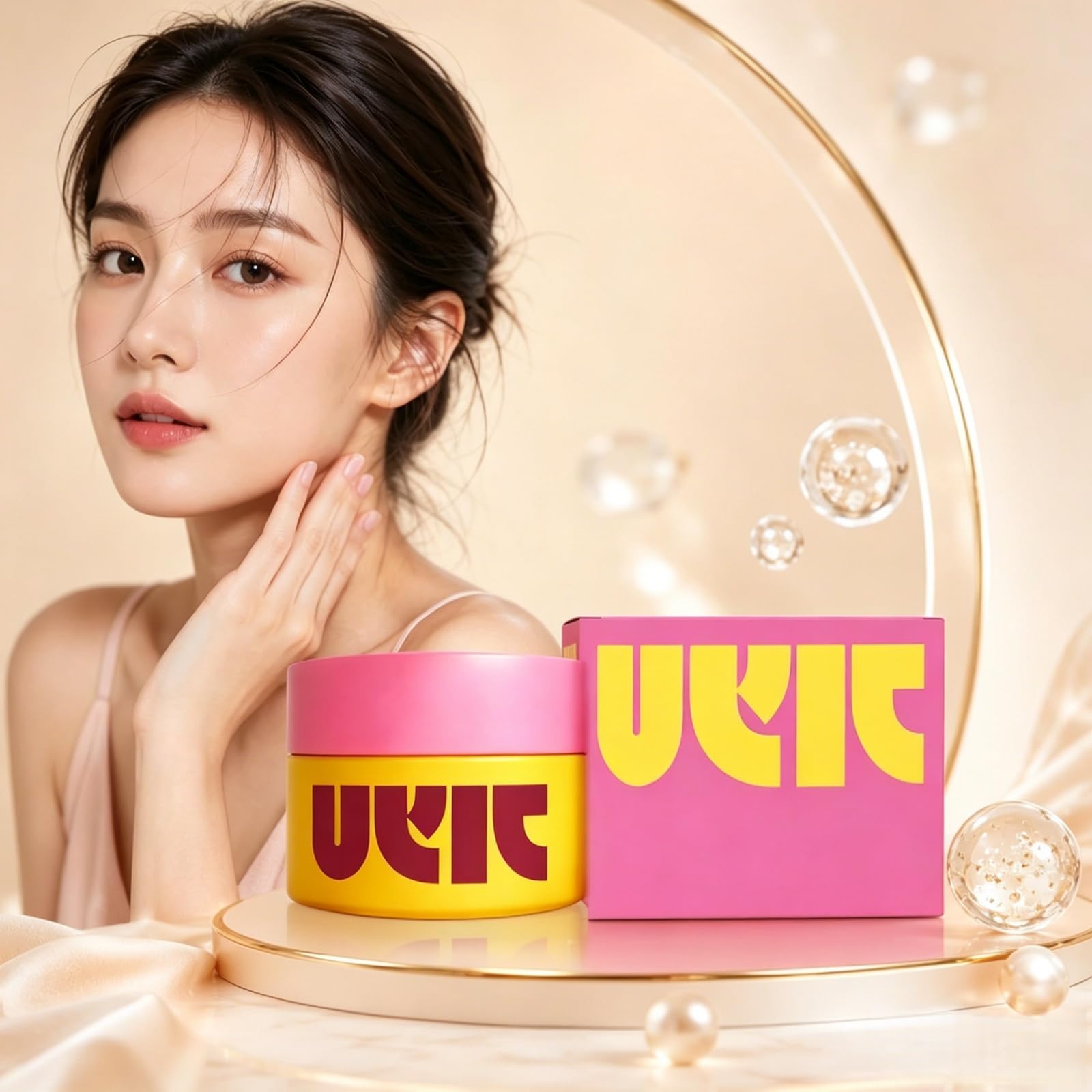 Jiyu Original Anti Yiyu Crema Coreana Antiedad Crema, Crema Facial Nutritiva Hidratante con Acabado Suave No Graso - Rutina Día y Noche para Piel Normal, Seca y Mixta (2 pieza)