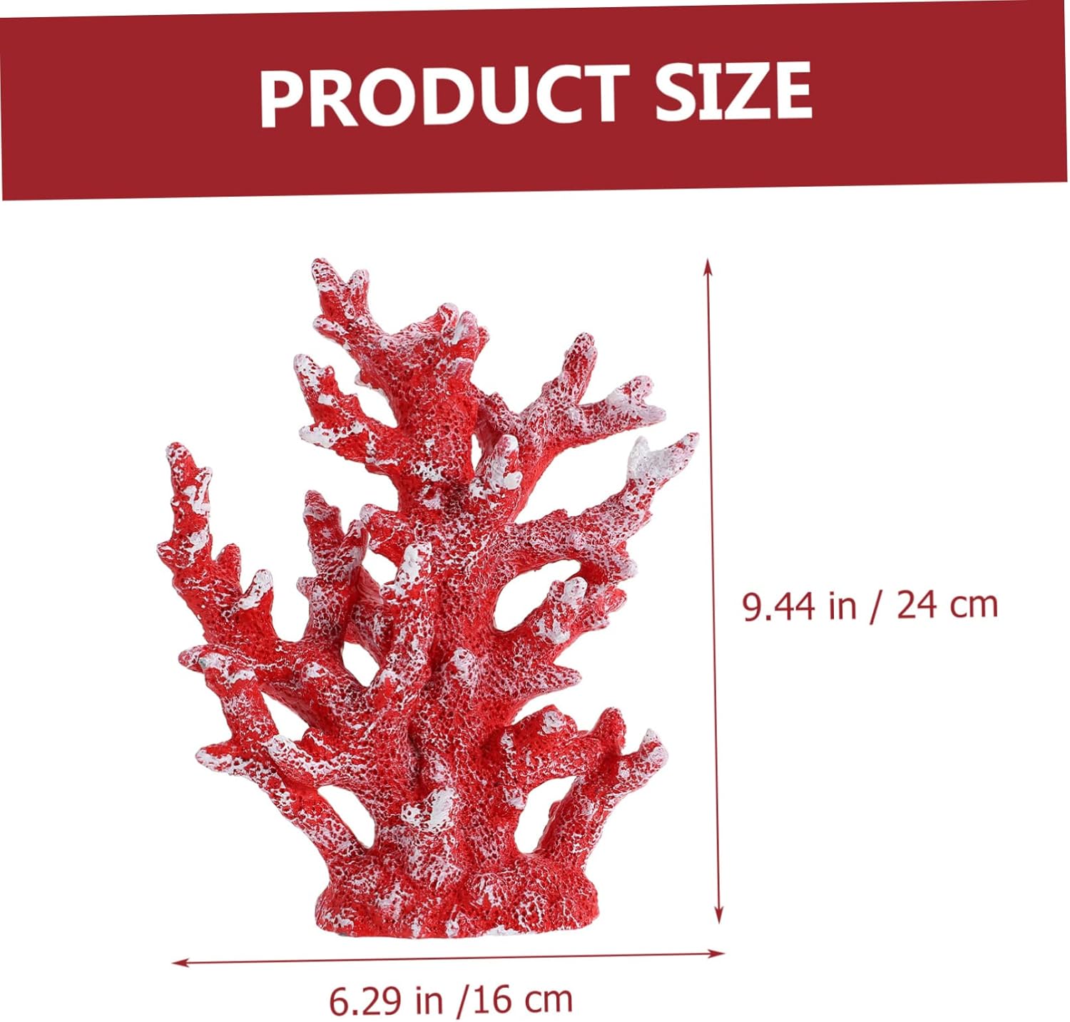 VOSAREA Artificial Coral Aquarium Decoration Premium Coral Ornament for Fish Tank Lifelike Underwater Plant Adornment for Home and Office Use
