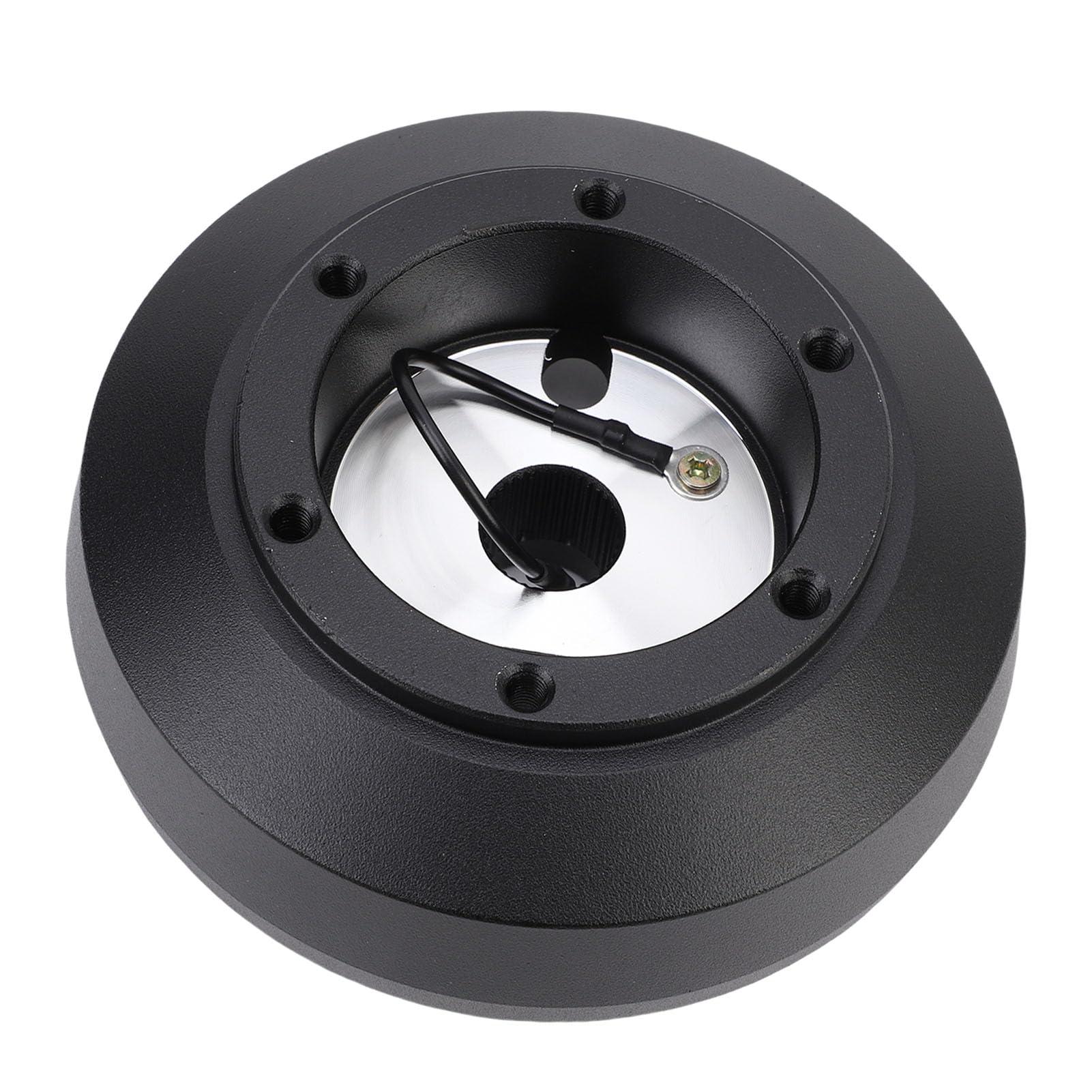 Adattatore per Corto Volante, Rivestimento in Alluminio Nero Ad Alta Resistenza Realizzato con Precisione per un Migliore Controllo della Risposta dello Sterzo, con Camioncini