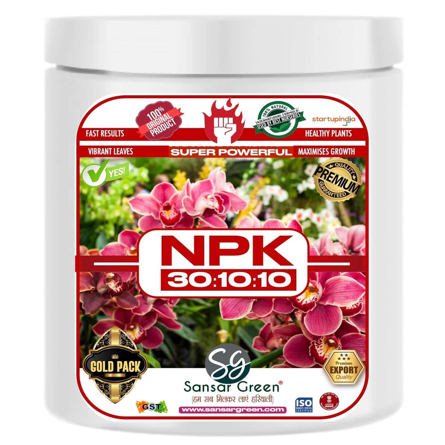 Sansar Green® NPK 30:10:10, Premium Essential Super Powerful Fertilizer for Plants. (400 gm) (B09HPRTPNL) Amazon Price History, Amazon Price Tracker
