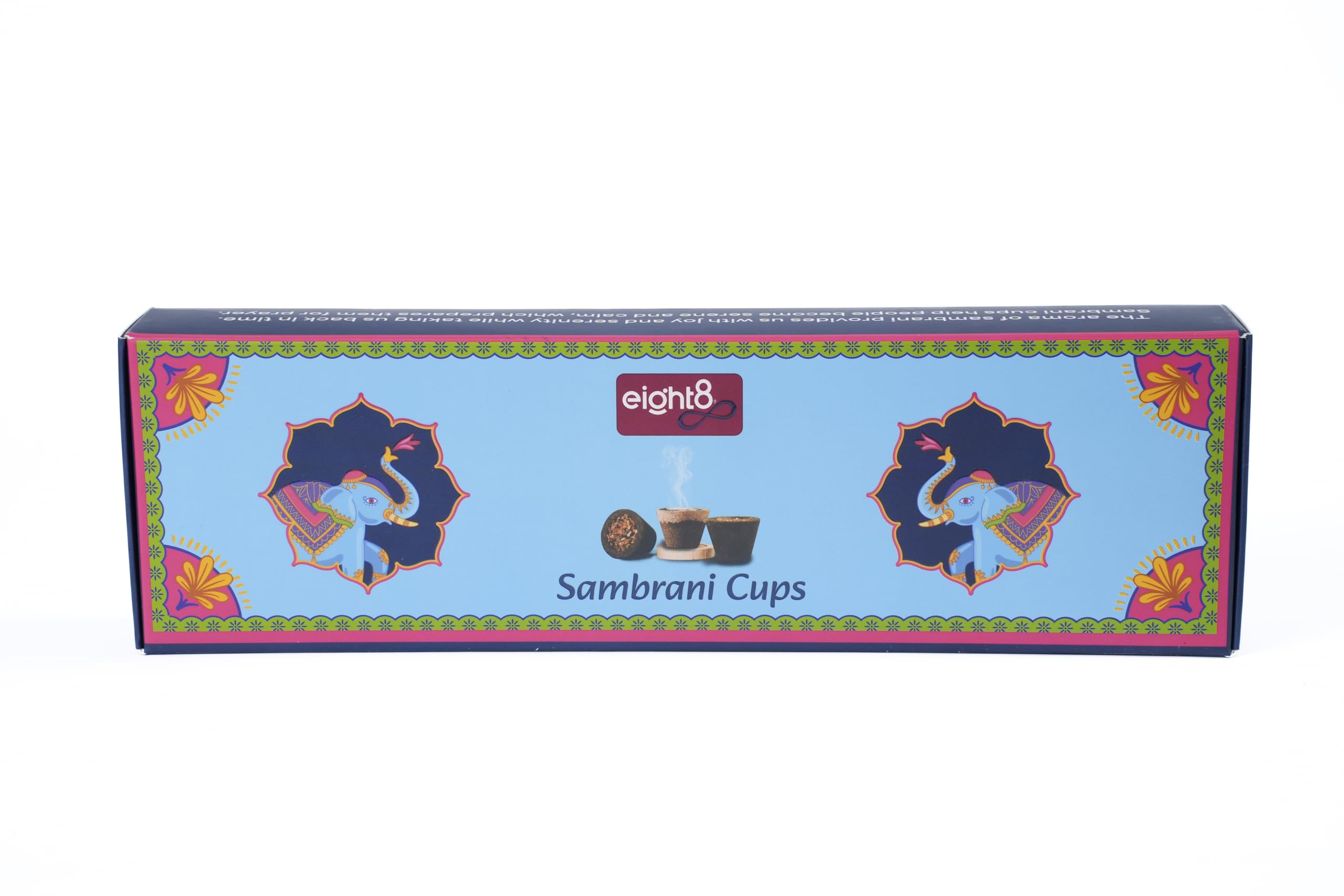 Eight8 Panchagavya Sambrani Cups | Loban | Mixture of 100% Pure and Natural Dried Ingredients | for Vedic Yagya Pujan | Hawan | Worship | Wedding | Bhoomi Poojan | Pack of 12 with One Holder-image-31