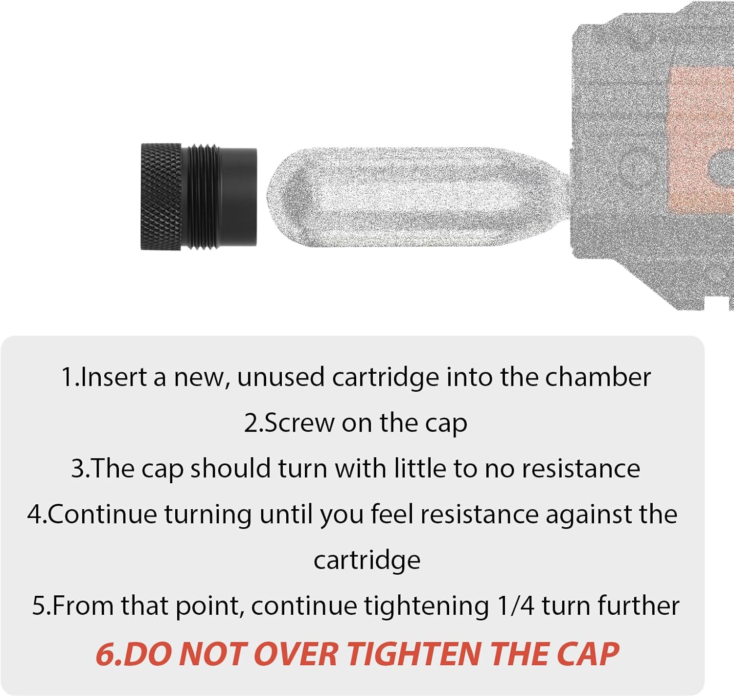 Fast Cap Adapter - Cartridge Quick Change Cap - Cylinder Quick Replace Accessories Compatible with BYRNA SD/LE/EP/HD (1 Piece)
