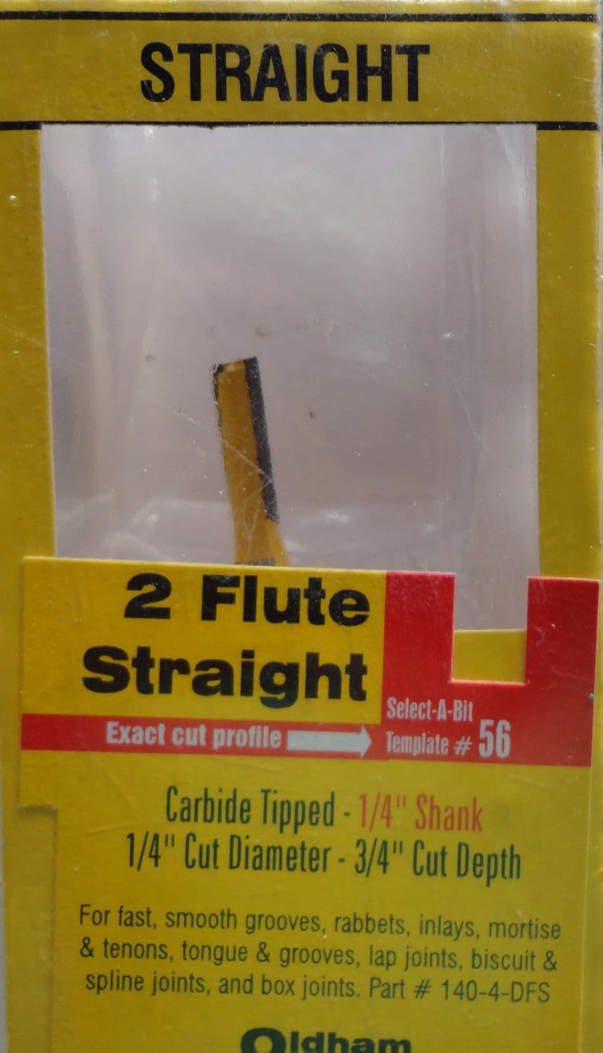OLDHAM VIPER ROUTER BIT 56 2 FLUTE STRAIGHT ;from1_great