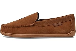 Ralph Lauren Mens Brenan Maddison Bear Suede Moccasin Slipper