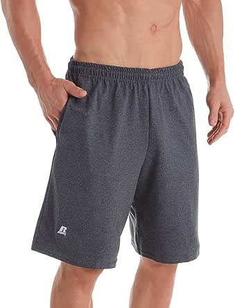 Russell Athletic Men's Cotton Baseline Short with Pockets