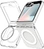 Spigen Samsung Galaxy Z Flip 7 FEZ Flip 6 ile Uyumlu ince Kılıf Ultra Hybrid Pro Sararmaya Dayanıklı DuraClear™ Hava Kanalı Teknolojisi™ Askeri Sınıf Koruma Clear White Şeffaf Kapak - ACS09806