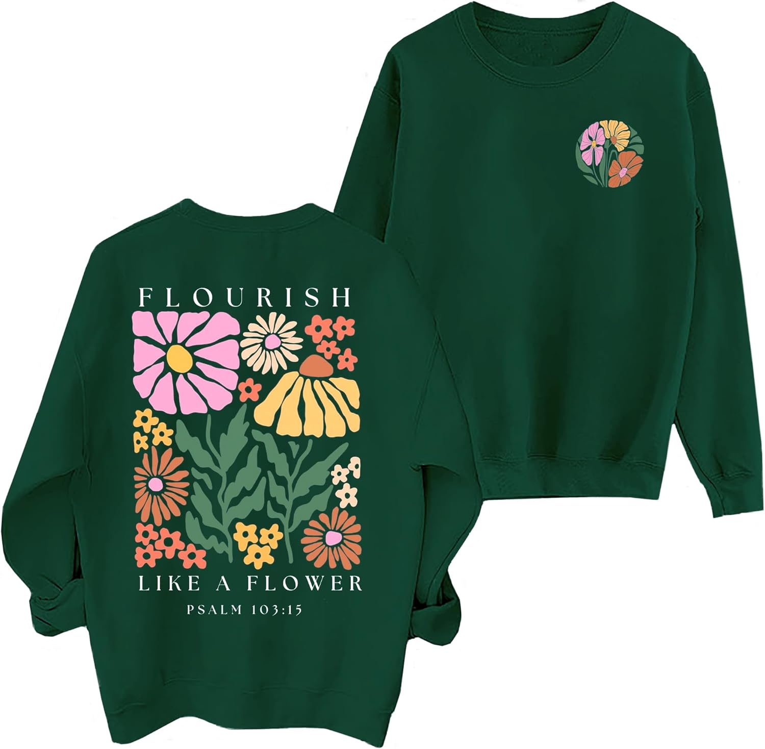 Christian Sweatshirts for Women Jesus Faith Pullover El Salvador