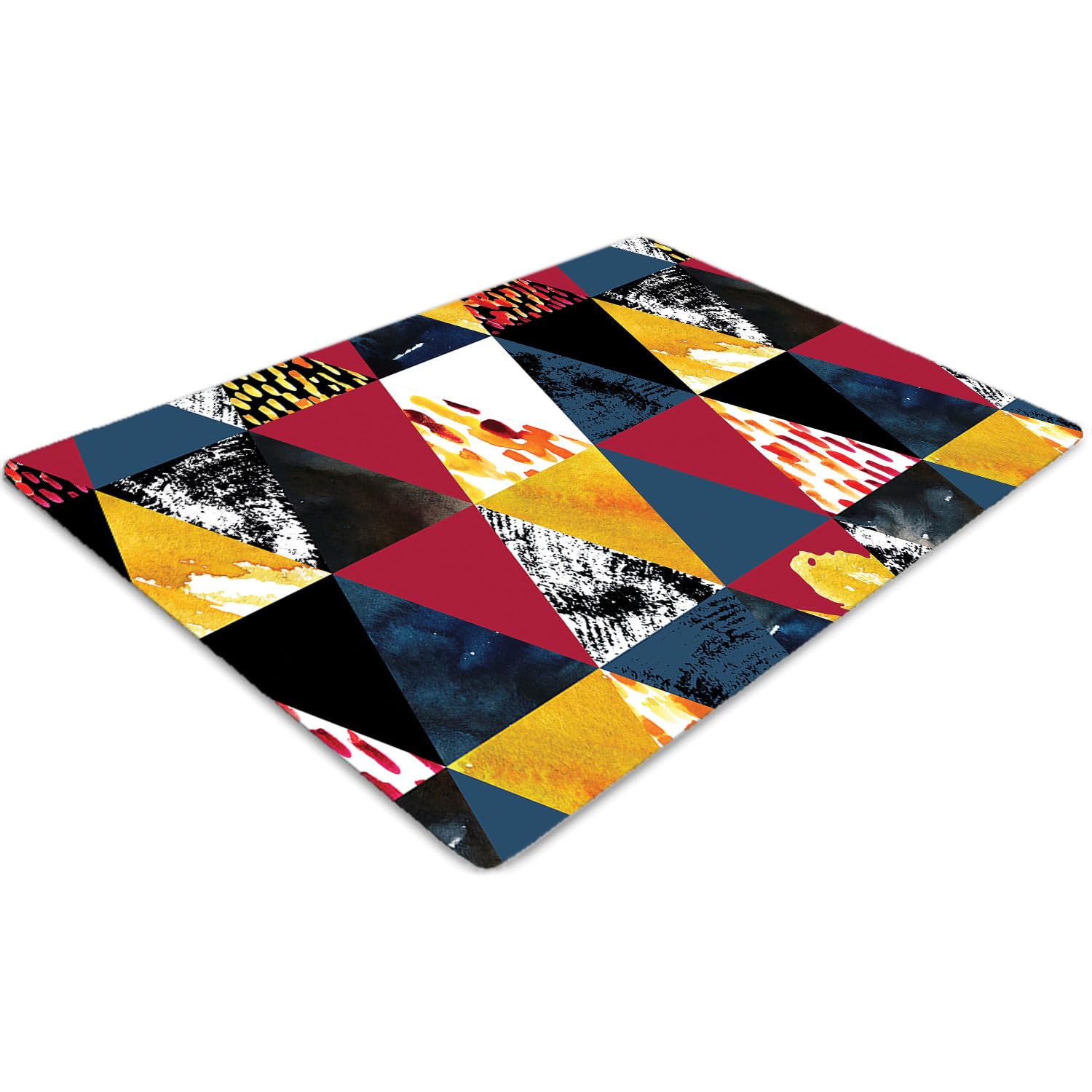 Tapis de protection anti-rayures pour chaise de bureau 120x90 cm étanche en PVC mosaïque