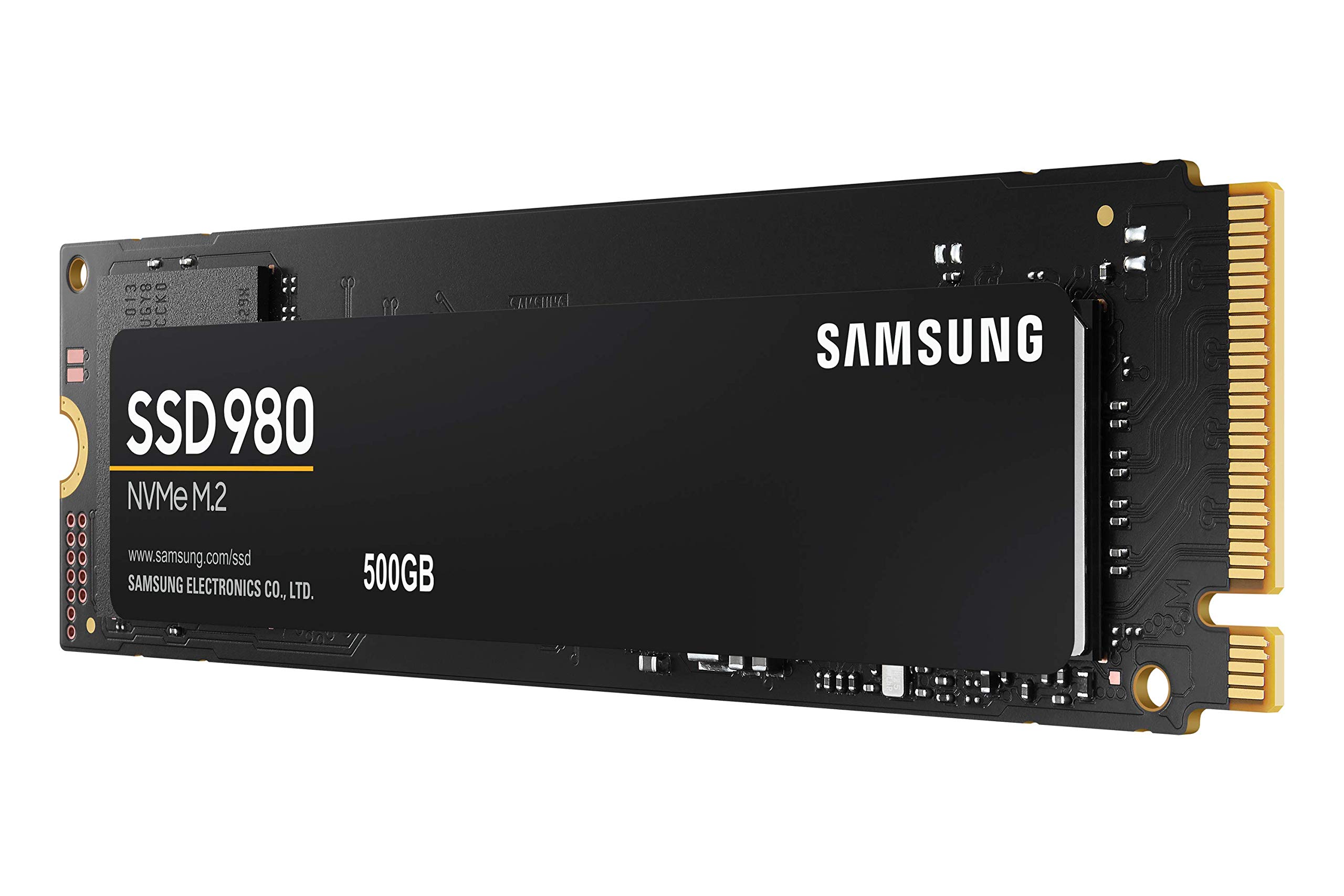Samsung 980 MZ-V8V500BW | Disque SSD Interne NVMe M.2, PCIe 3.0, 500 Go, Contrôle thermique intelligent