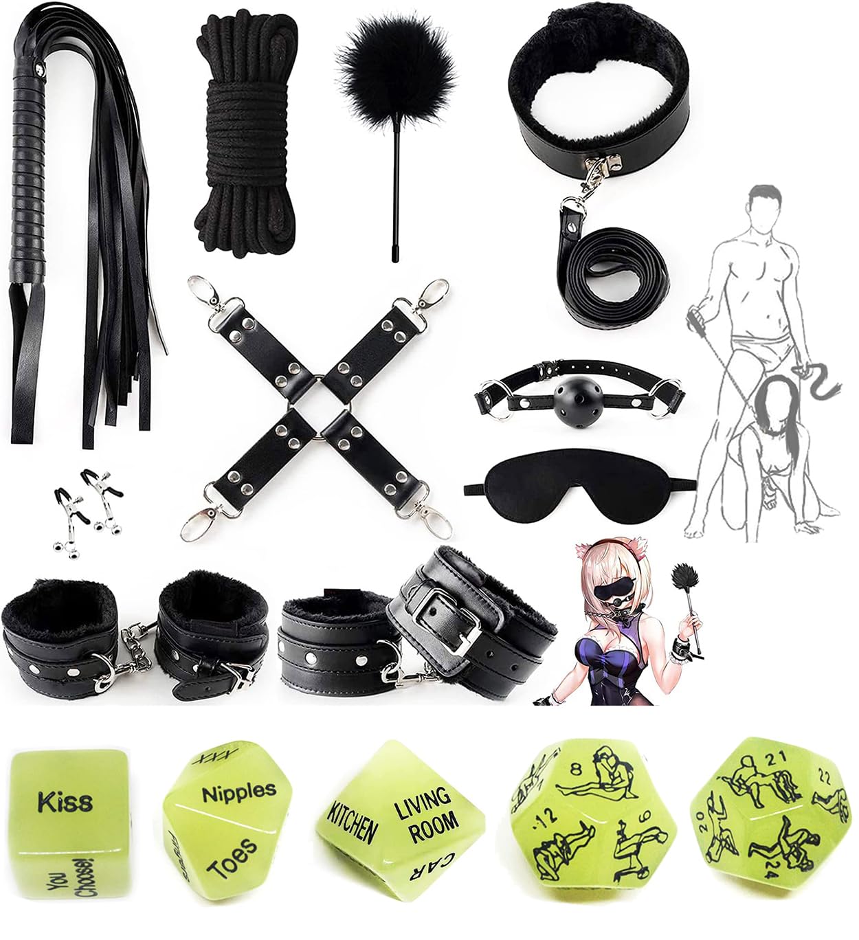 Conjunto De Deportes De Cuero De 15 Piezas De Interior Casual Set-Q