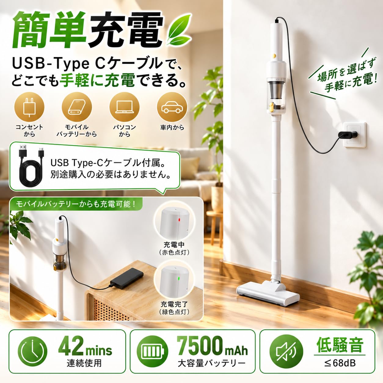 Amazon | 掃除機 コードレス 2026進化モデル業界最薄のフロアヘッド