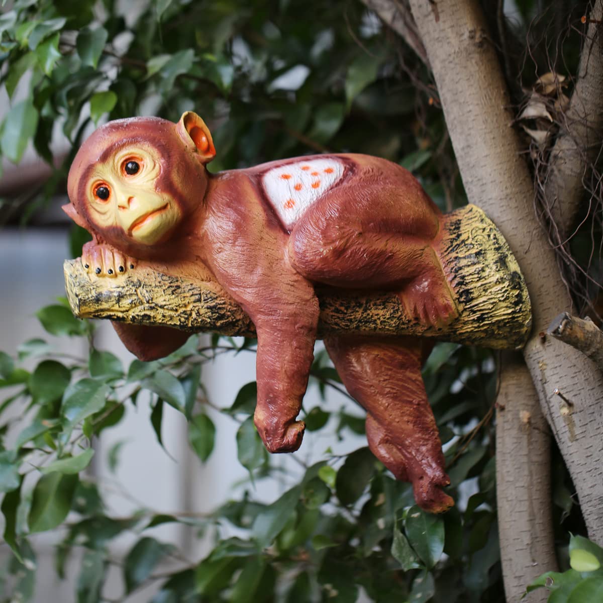 Wonderland Monkey Hanging on Tree Statue for Garden Decoration |Garden Decor | Outdoor Decor | Material Resin | Length 13.5 Inches | Has Hole Below to be Hung on Wall | Balcony Decoration (B0C2VB74HR) Amazon Price History, Amazon Price Tracker