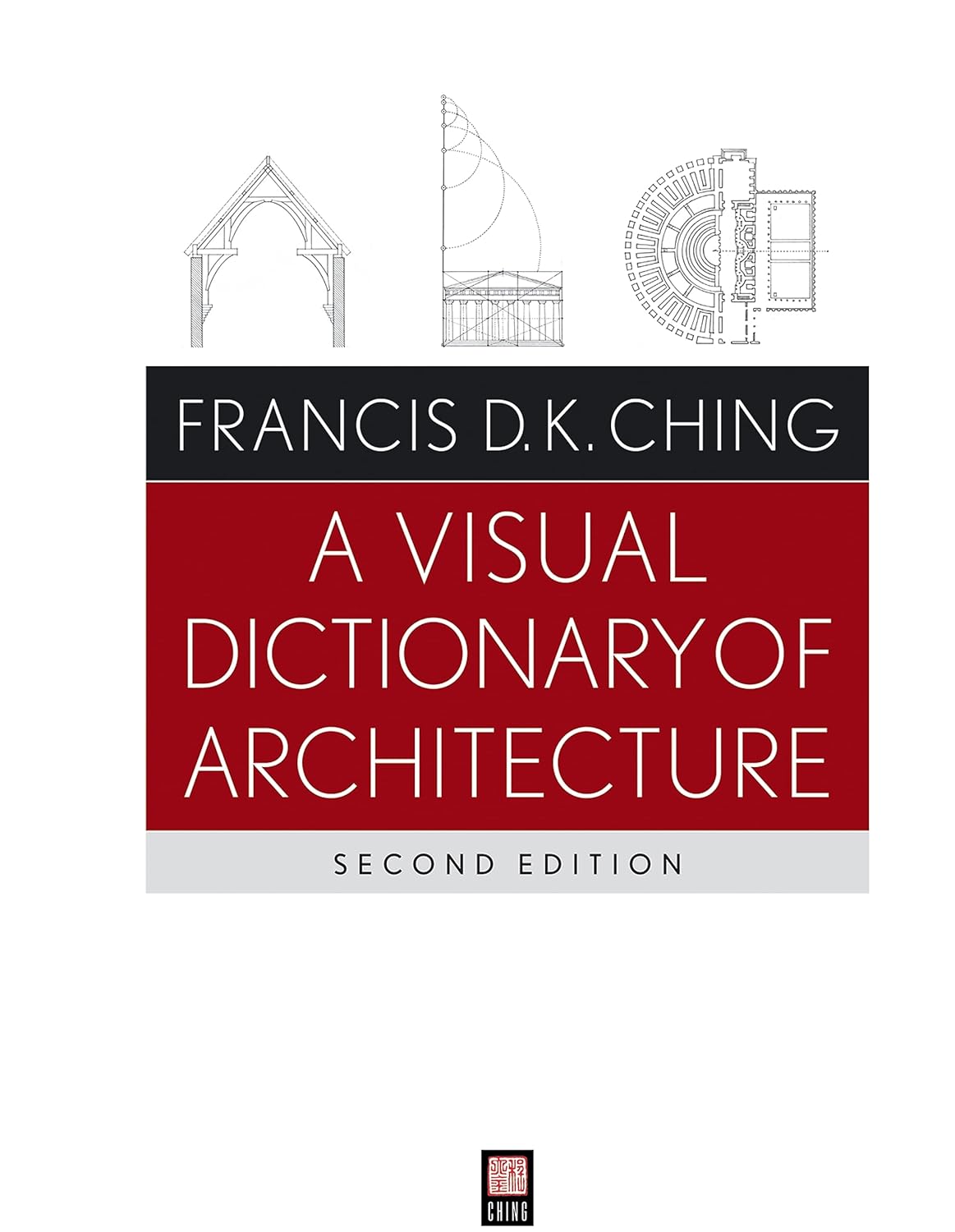 Book cover for 'A Visual Dictionary of Architecture'