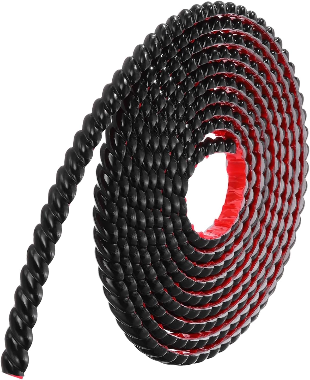 uxcell Peel and Stick Molding Trim for Walls 0.8" x 16 ft Flexible Molding Trim Self-Adhesive Wall Paneling Strips Wallpaper Border for DIY Floor Wall Baseboard, Black