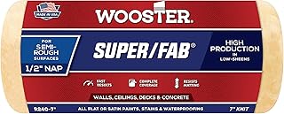 Wooster Brush R240-7 Super/Fab Roller Cover, 1/2-Inch Nap, 7-Inch