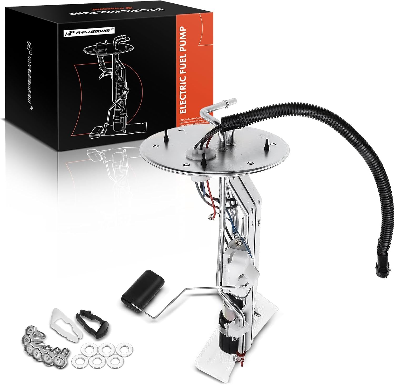 A-Premium Electric Fuel Pump Assembly w/Sending Unit Compatible with Ford F-150 1997-2003 F-150 Heritage 2004 F-250 1997-1999 4.2L 4.6L 5.4L, Replace# F75Z9H307AC