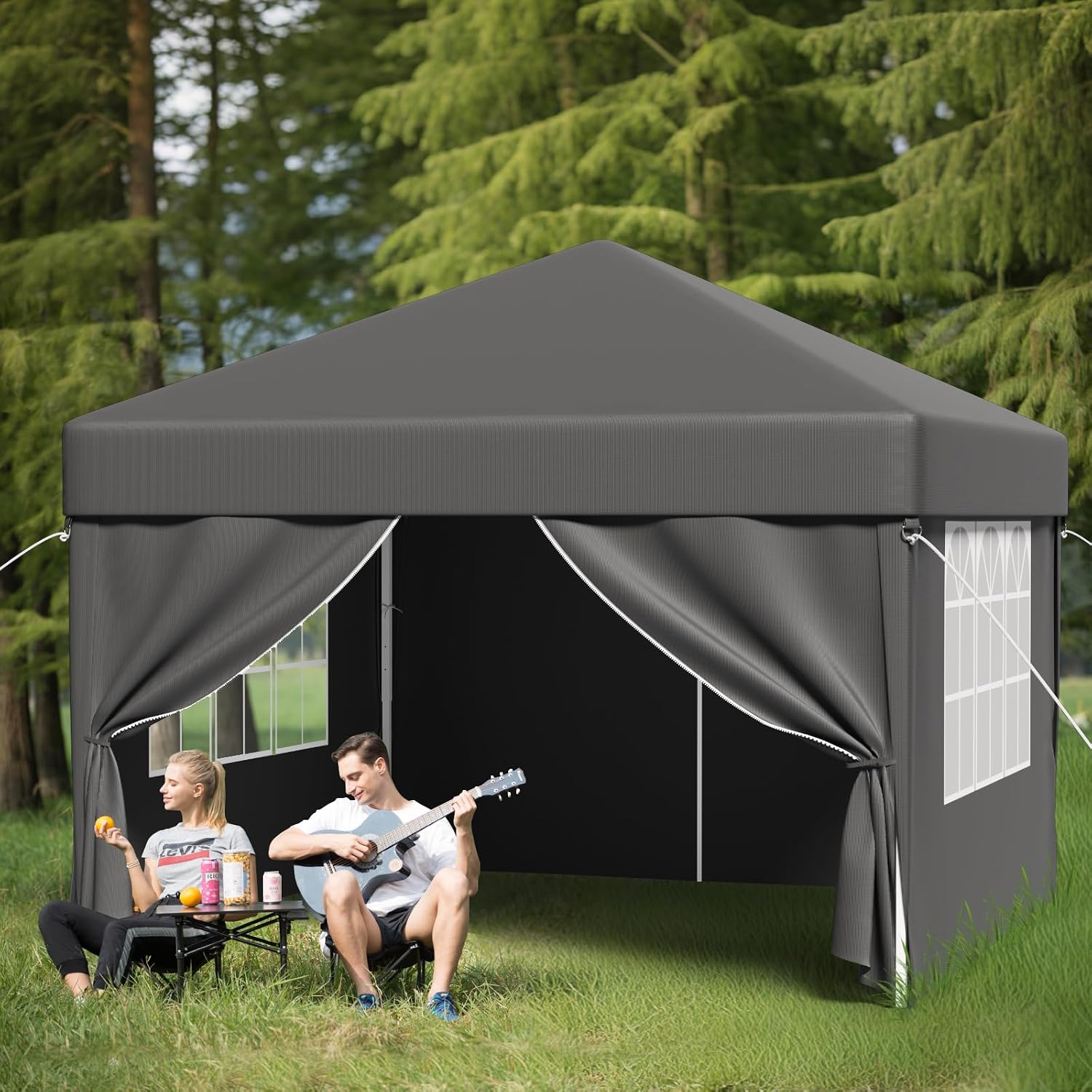 TRIUMPHKEY Pop Up Gazebo 3m X 3m With Three Height Adjustable Gazebo triumphkey-pop-up-gazebo-3m-x-3m-with-three-height-adjustable-gazebo