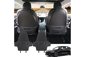 2 Pack Kick Mats Seat Protector for Tesla Model Y