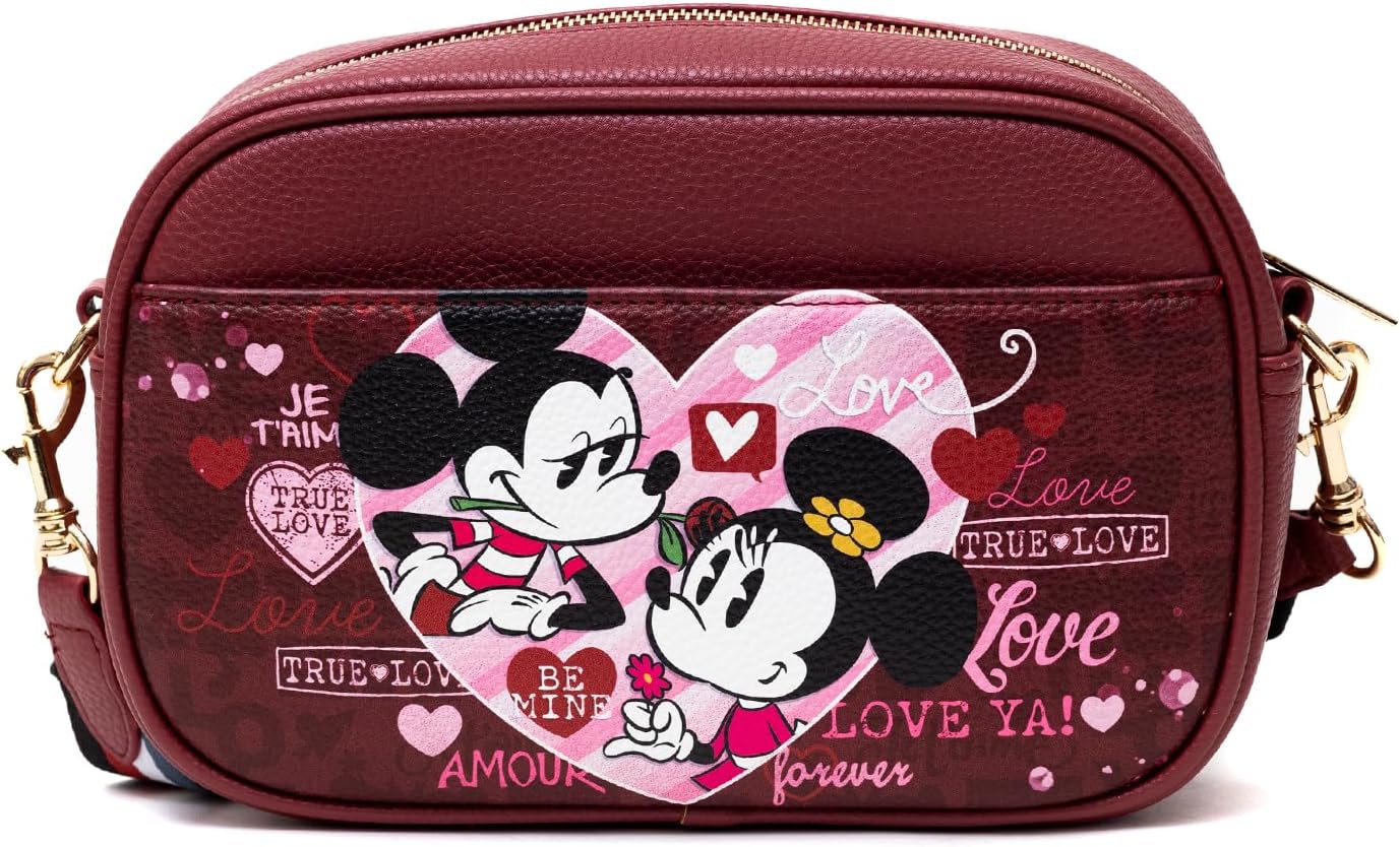 Wondapop Designer Series Mickey and Minnie Crossbody/Shoulder Bag