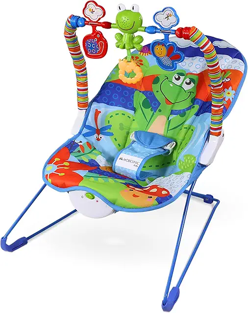 Hamaca Fisher Price Mobiclinic® Mecedora con Vibración, Juguetes y Música para Bebés 0-7 Meses