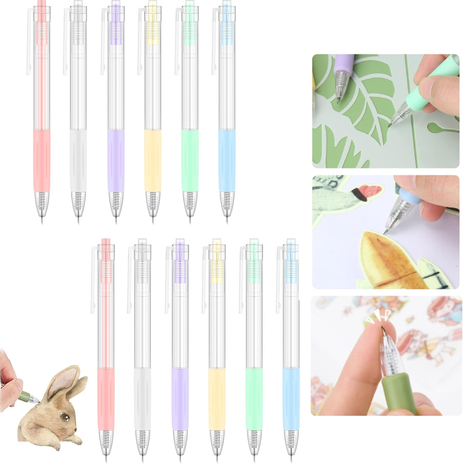 12 Stück Paper Cutter Utility Knife Pencil Cutter Pen Allzweckmesser