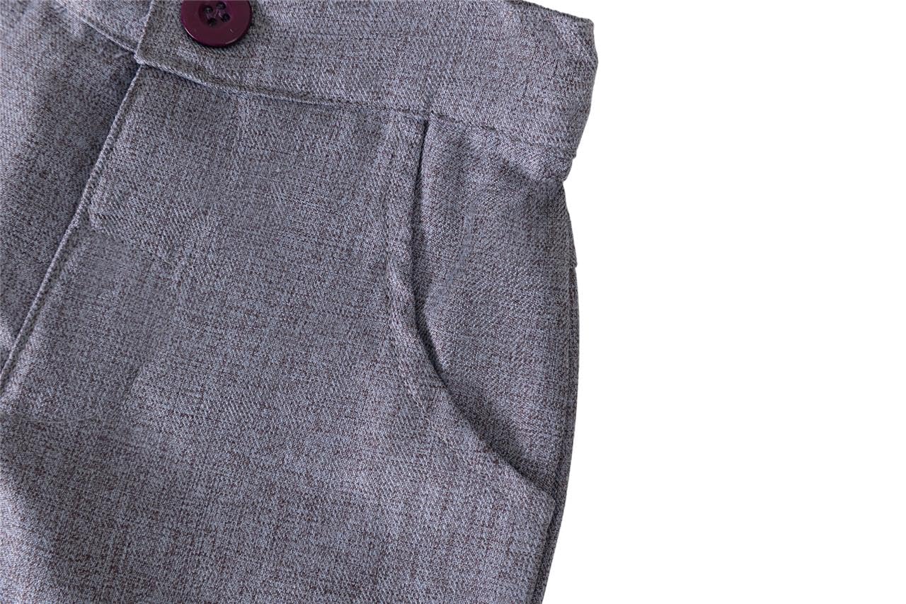 Lito Angels Completo Elegante Bambino Abito Formale con Gilet e Papillon, Grigio