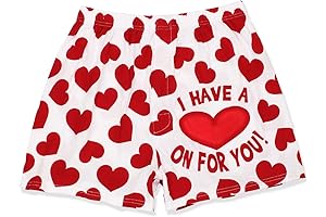 Novelty Mens Heart Print Underwear