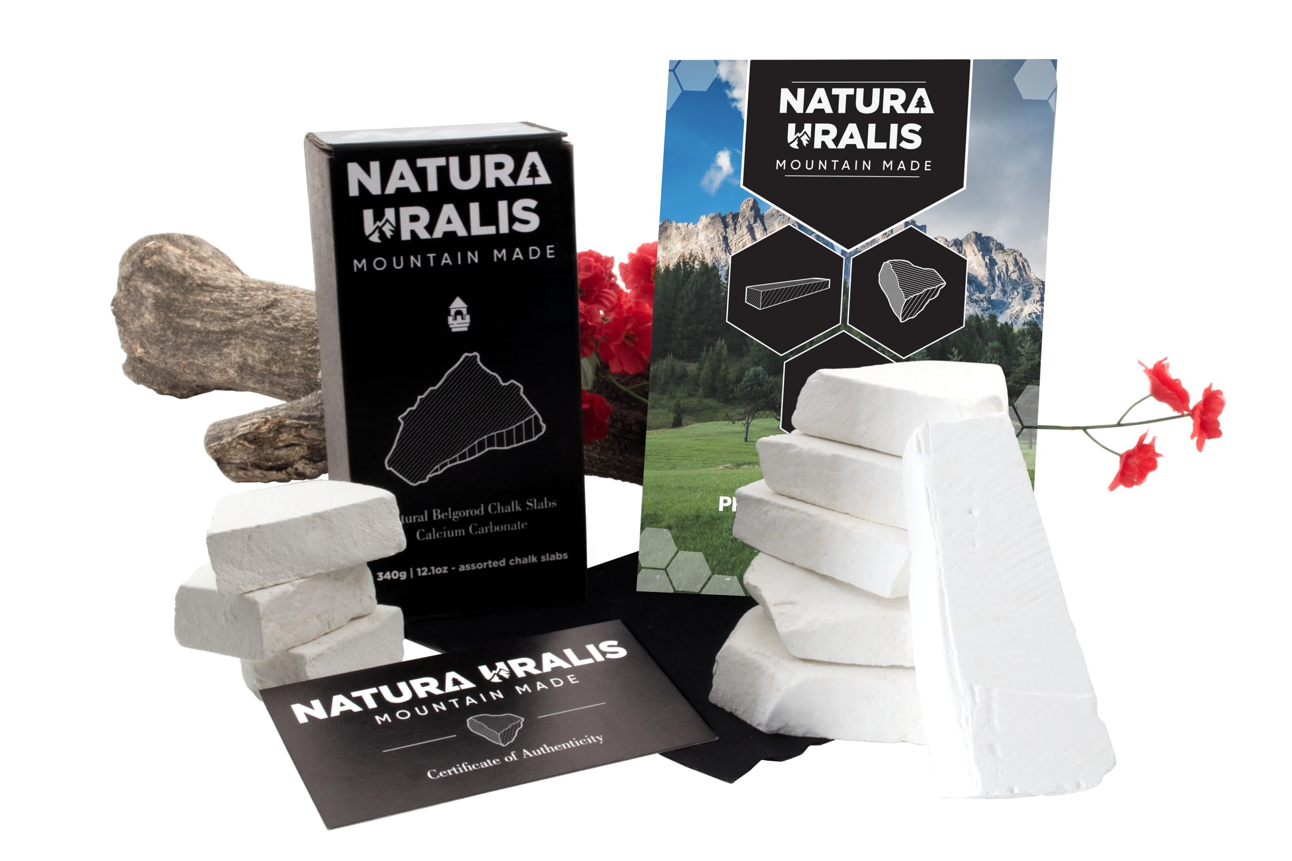 Natura Uralis Craie Sciée Belgorod Premium 100g - Barres Blanches Croquantes ASMR