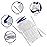 Vakly Refillable Ice Bags with Clamp Closure - Large, 6-1/2 x 14 - Reusable Easy Filling Hospital Icepack with Soft Outer Covering and Leak Resistant Inner Layer