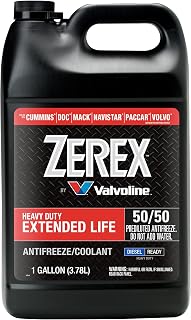 Zerex Extended Life Red Heavy Duty 50/50 Prediluted Ready-to-Use Antifreeze/Coolant 1 GA