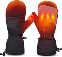 Sun Will Fűthető Síkesztyű Unisex Vízálló Téli Kesztyű Akkumulátoros Fűtéssel Sí Snowboard Kerékpár Túrázás Horgászat 1