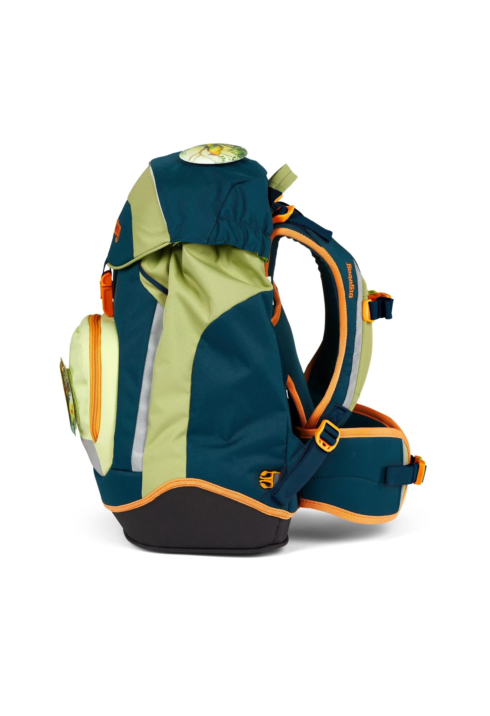 ergobag Prime Mochila Escolar Infantil ergonómica e hidrófuga, 20 l, 1100 g ExploreBear - Azul Oscuro