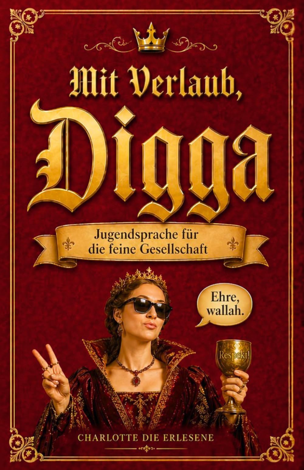 Mit Verlaub, Digga!: Jugendsprache für die feine Gesellschaft – Das lustige Geschenkbuch für Erwachsene über Wallah, Cringe & Co.